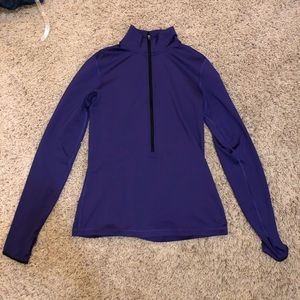 Purple Nike pro pullover